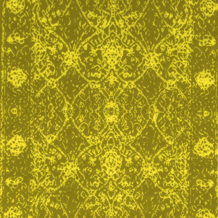 Machine Washable Persian Yellow Bohemian Rug, wshcon177yw