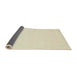 Thickness of Contemporary Khaki Gold Solid Rug, con178