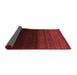 Abstract Red Contemporary Area Rugs