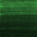 Serging Thickness of Abstract Green Contemporary Rug, con1780grn