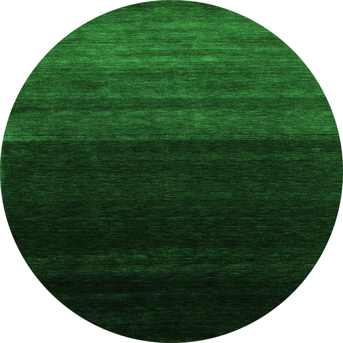 Square Abstract Green Contemporary Rug, con1780grn