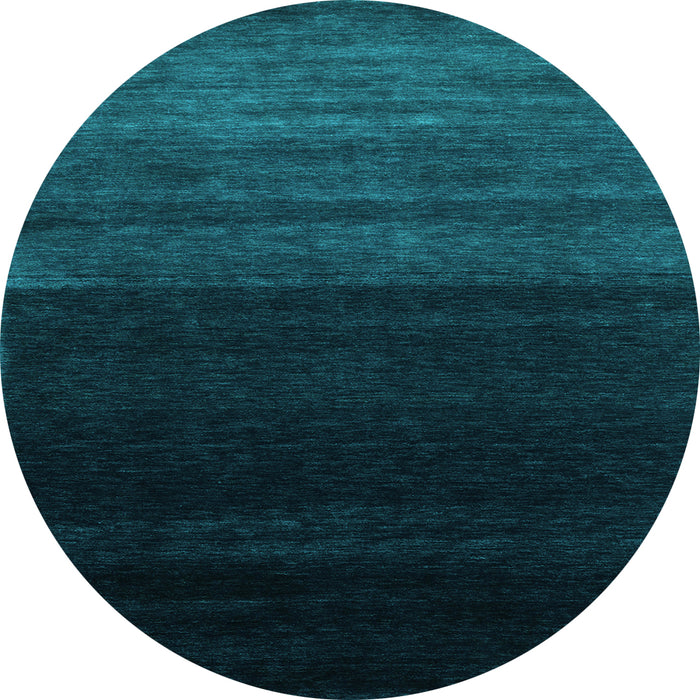 Round Machine Washable Abstract Light Blue Contemporary Rug, wshcon1780lblu