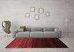 Contemporary Red Washable Rugs