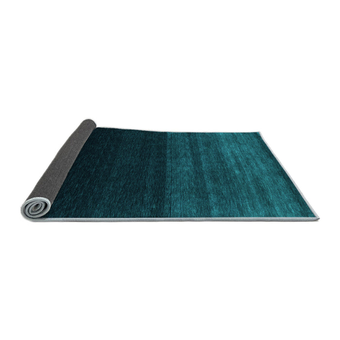 Sideview of Abstract Light Blue Contemporary Rug, con1780lblu