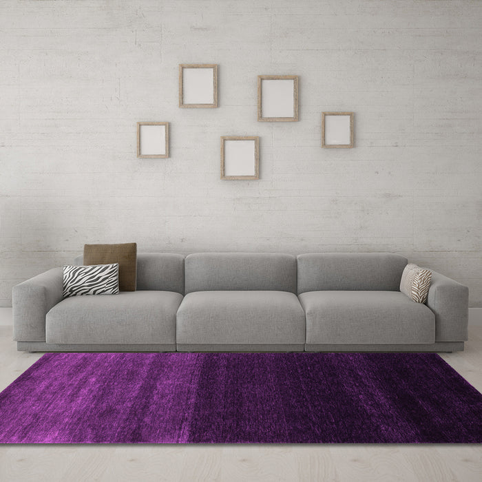 Machine Washable Abstract Pink Contemporary Rug in a Living Room, wshcon1780pnk