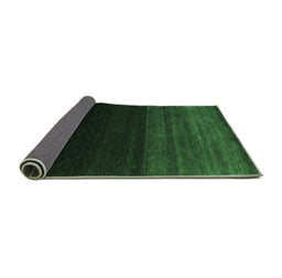 Sideview of Abstract Emerald Green Contemporary Rug, con1780emgrn