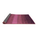 Sideview of Abstract Pink Contemporary Rug, con1781pnk