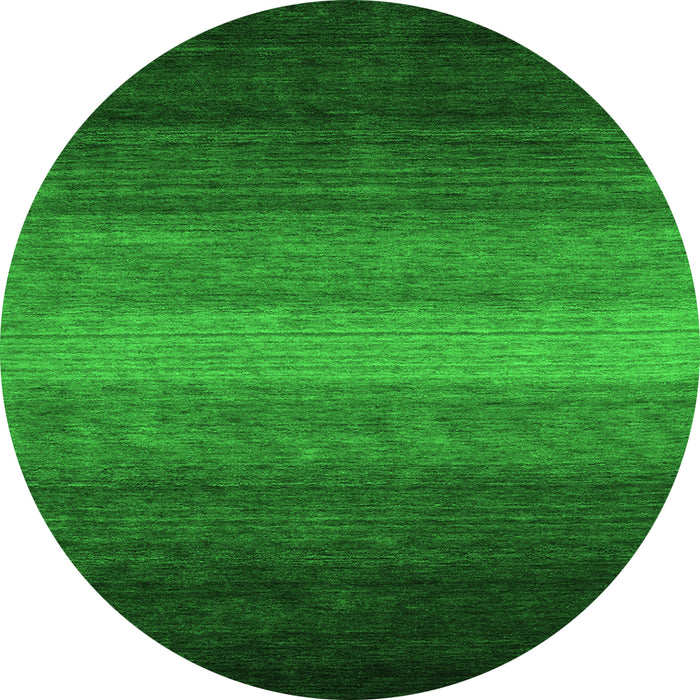 Square Abstract Green Contemporary Rug, con1781grn