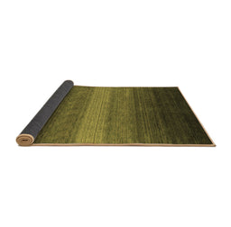 Sideview of Abstract Brown Contemporary Rug, con1781brn