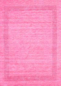 Abstract Pink Contemporary Rug, con1782pnk