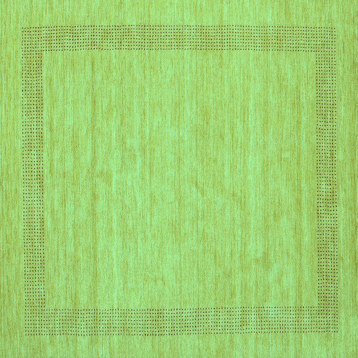 Square Abstract Turquoise Contemporary Rug, con1782turq