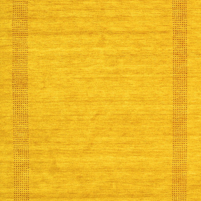 Abstract Yellow Contemporary Rug, con1782yw