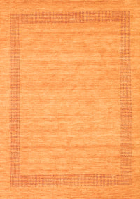 Abstract Orange Contemporary Rug, con1782org