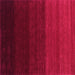 Square Abstract Pink Contemporary Rug, con1783pnk