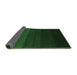 Sideview of Abstract Emerald Green Contemporary Rug, con1783emgrn