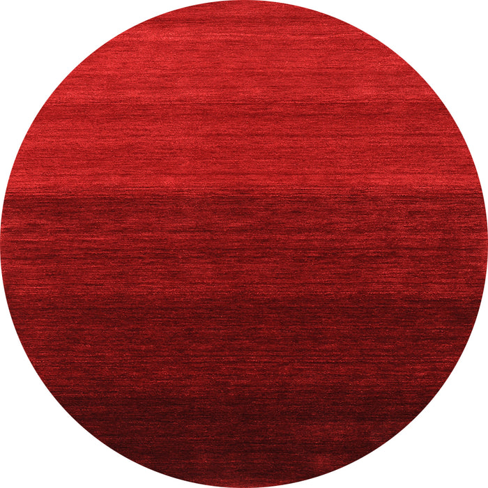 Square Abstract Orange Contemporary Rug, con1783org