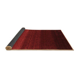 Sideview of Abstract Brown Contemporary Rug, con1783brn