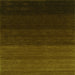 Serging Thickness of Abstract Green Contemporary Rug, con1783grn