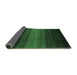 Sideview of Abstract Emerald Green Contemporary Rug, con1784emgrn