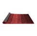 Abstract Red Contemporary Area Rugs