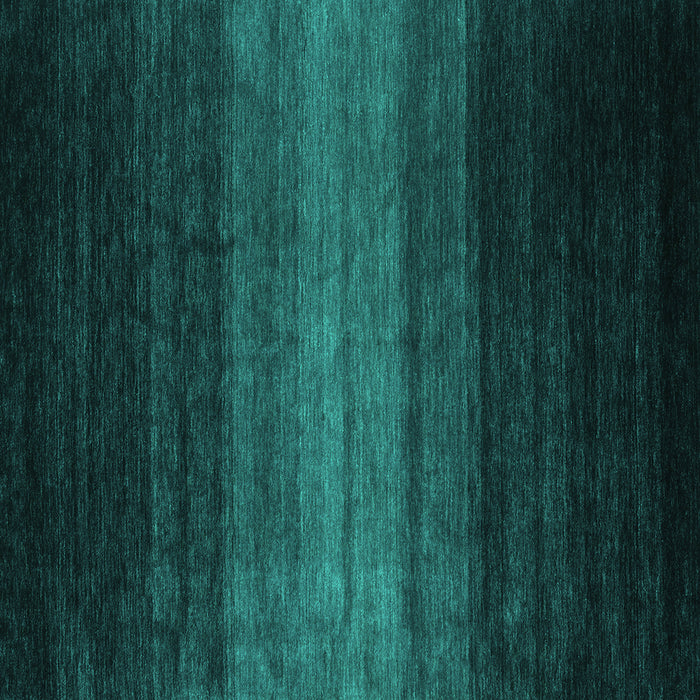 Square Machine Washable Abstract Turquoise Contemporary Area Rugs, wshcon1784turq