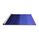 Sideview of Machine Washable Abstract Purple Contemporary Area Rugs, wshcon1785pur