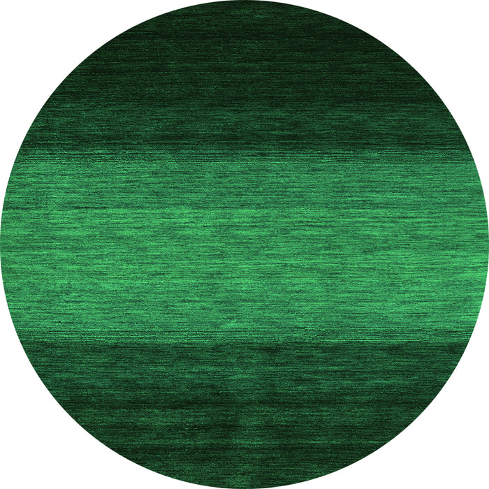 Machine Washable Abstract Green Contemporary Area Rugs, wshcon1786grn