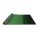 Sideview of Abstract Emerald Green Contemporary Rug, con1786emgrn