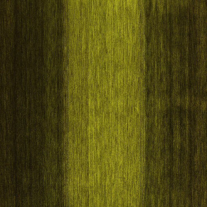 Square Machine Washable Abstract Yellow Contemporary Rug, wshcon1786yw