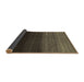 Sideview of Abstract Brown Contemporary Rug, con1787brn