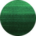 Machine Washable Abstract Green Contemporary Area Rugs, wshcon1787grn