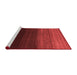 Contemporary Red Washable Rugs