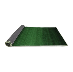 Sideview of Abstract Emerald Green Contemporary Rug, con1788emgrn