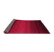 Sideview of Abstract Pink Contemporary Rug, con1788pnk