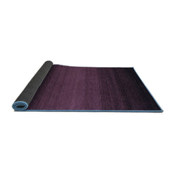 Sideview of Abstract Blue Contemporary Rug, con1788blu