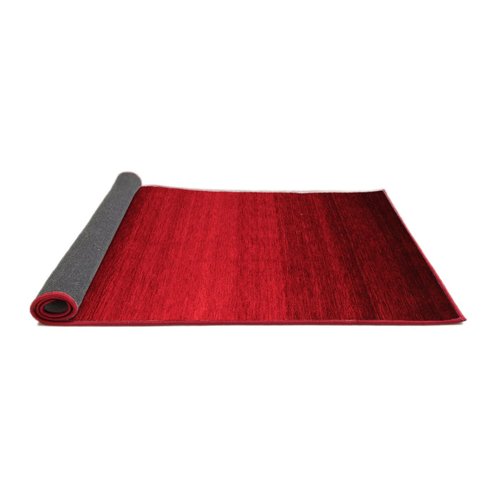 Abstract Red Contemporary Area Rugs