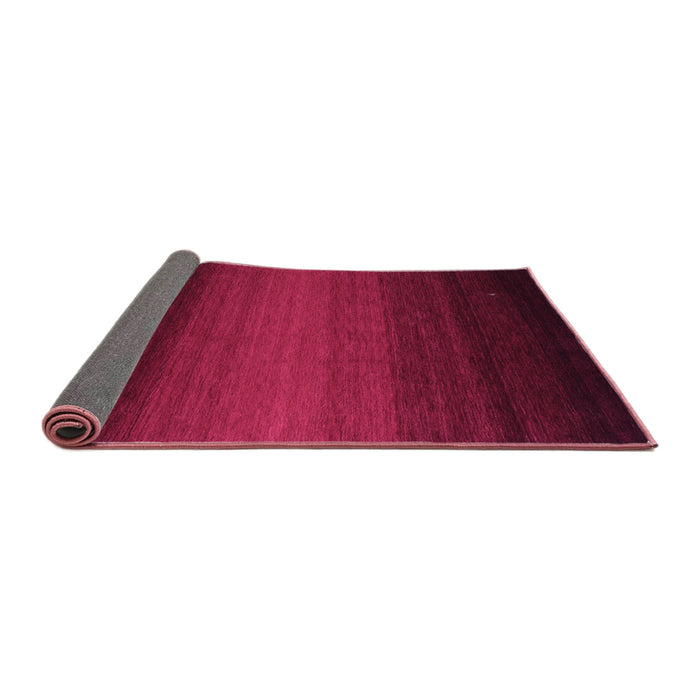 Sideview of Abstract Purple Contemporary Rug, con1788pur