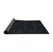 Thickness of Contemporary Gunmetal Green Modern Rug, con1789