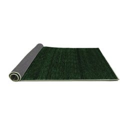 Sideview of Abstract Emerald Green Contemporary Rug, con1789emgrn