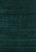 Machine Washable Abstract Turquoise Contemporary Area Rugs, wshcon1789turq