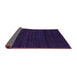 Sideview of Abstract Purple Contemporary Rug, con1789pur