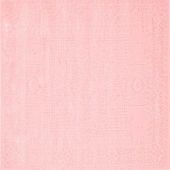 Machine Washable Solid Red Modern Rug, wshcon178red