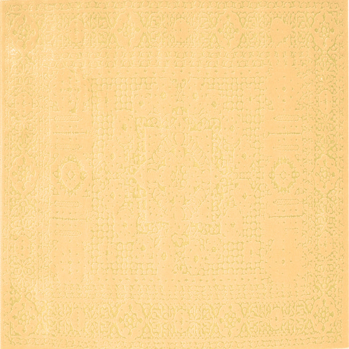 Square Machine Washable Solid Brown Modern Rug, wshcon178brn