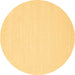 Round Solid Brown Modern Rug, con178brn