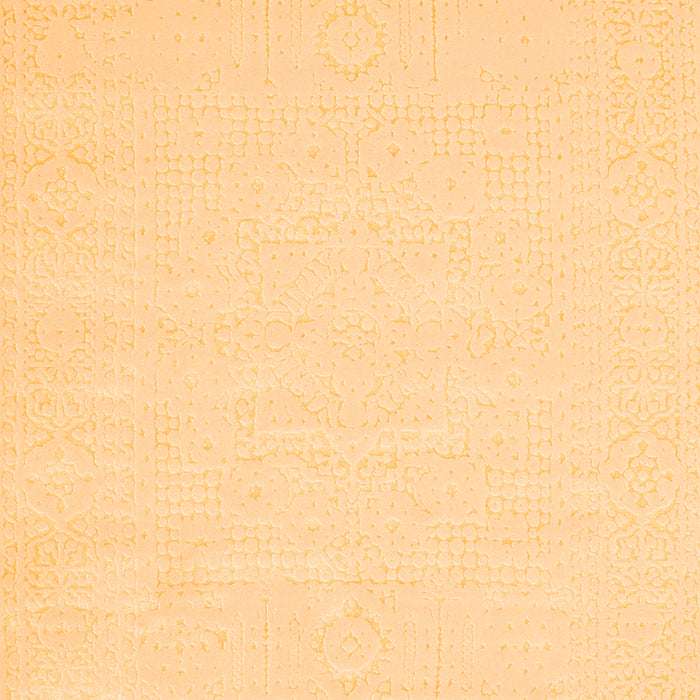 Serging Thickness of Machine Washable Solid Orange Modern Area Rugs, wshcon178org
