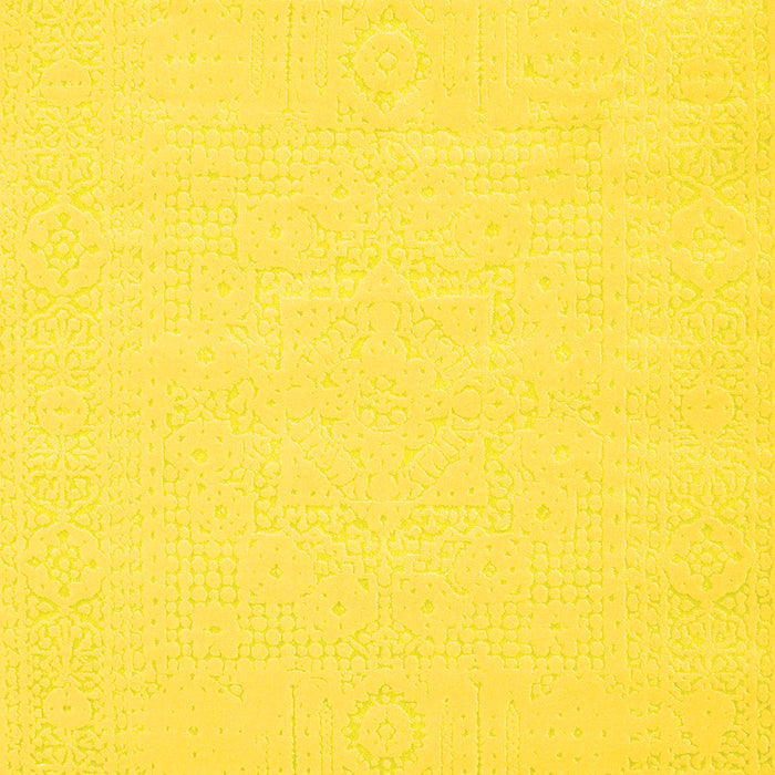 Solid Yellow Modern Rug, con178yw