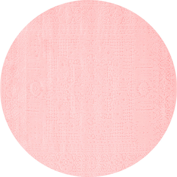 Machine Washable Solid Red Modern Rug, wshcon178red