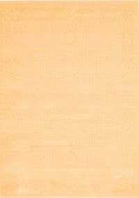 Solid Orange Modern Rug, con178org