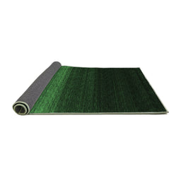 Sideview of Abstract Emerald Green Contemporary Rug, con1790emgrn