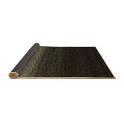 Sideview of Abstract Brown Contemporary Rug, con1790brn